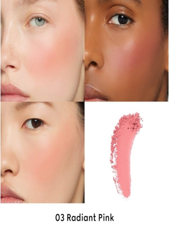 Gucci Luminous Matte Powder Blush 5.5g – 03 Radiant Pink - neutral pink Long-Wear Luxury Cheek Color - Image 2